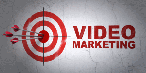 arrows hitting video marketing target